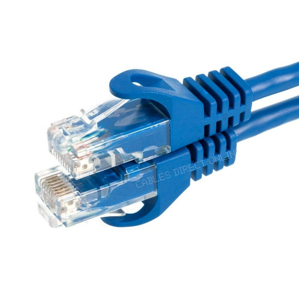 3 Pack 10ft, Blue 10ft Blue Cat5e Networking RJ45 Ethernet Patch Cable Xbox \ PC \ Modem \ PS4 \ Router 3 Pack 10ft, Blue 10ft Blue Cat5e Networking RJ45 Ethernet Patch Cable Xbox \ PC \ Modem \ PS4 \ Router